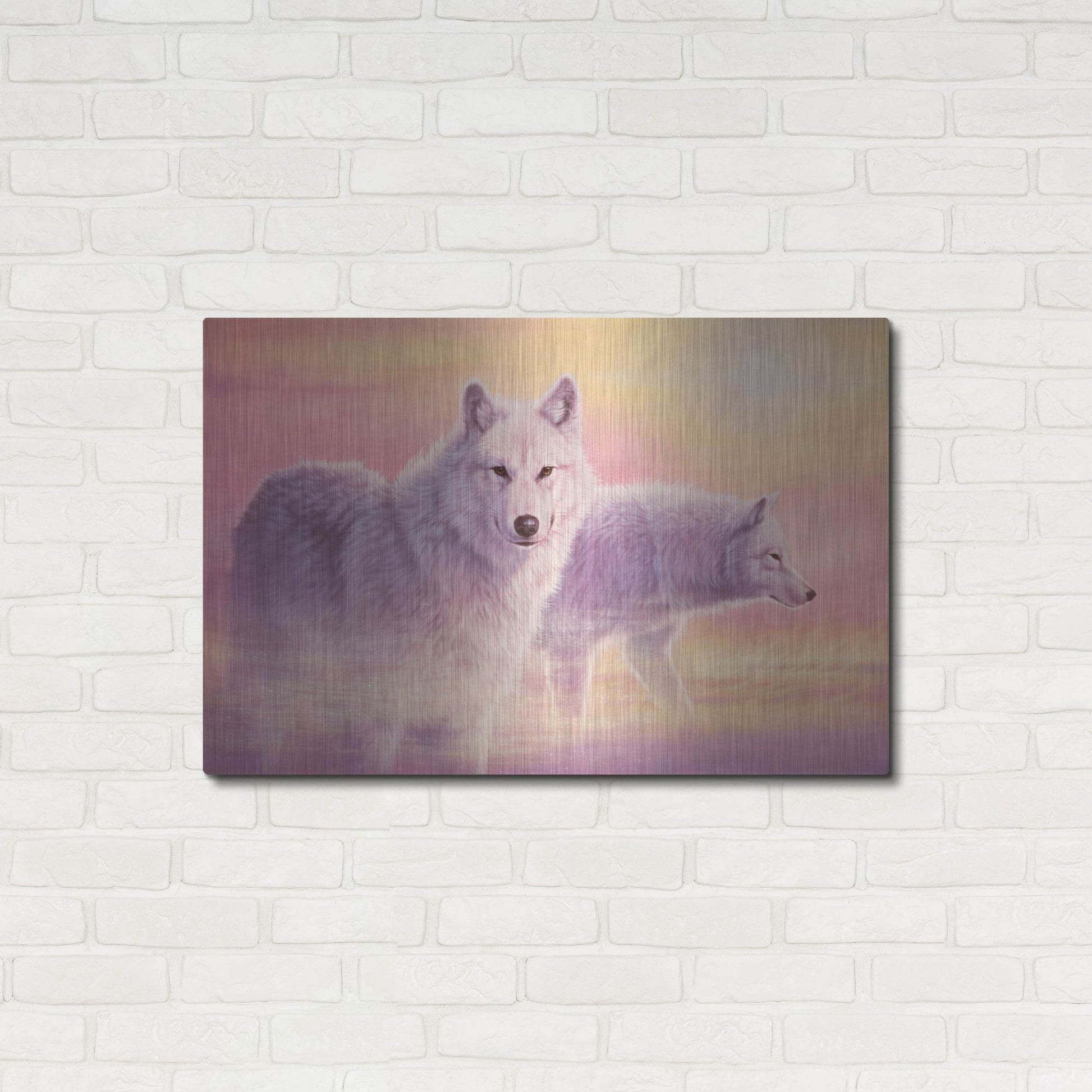 Luxe Metal Art 'Grace' by Joh Naito, Metal Wall Art,36x24