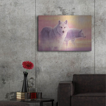 Luxe Metal Art 'Grace' by Joh Naito, Metal Wall Art,36x24