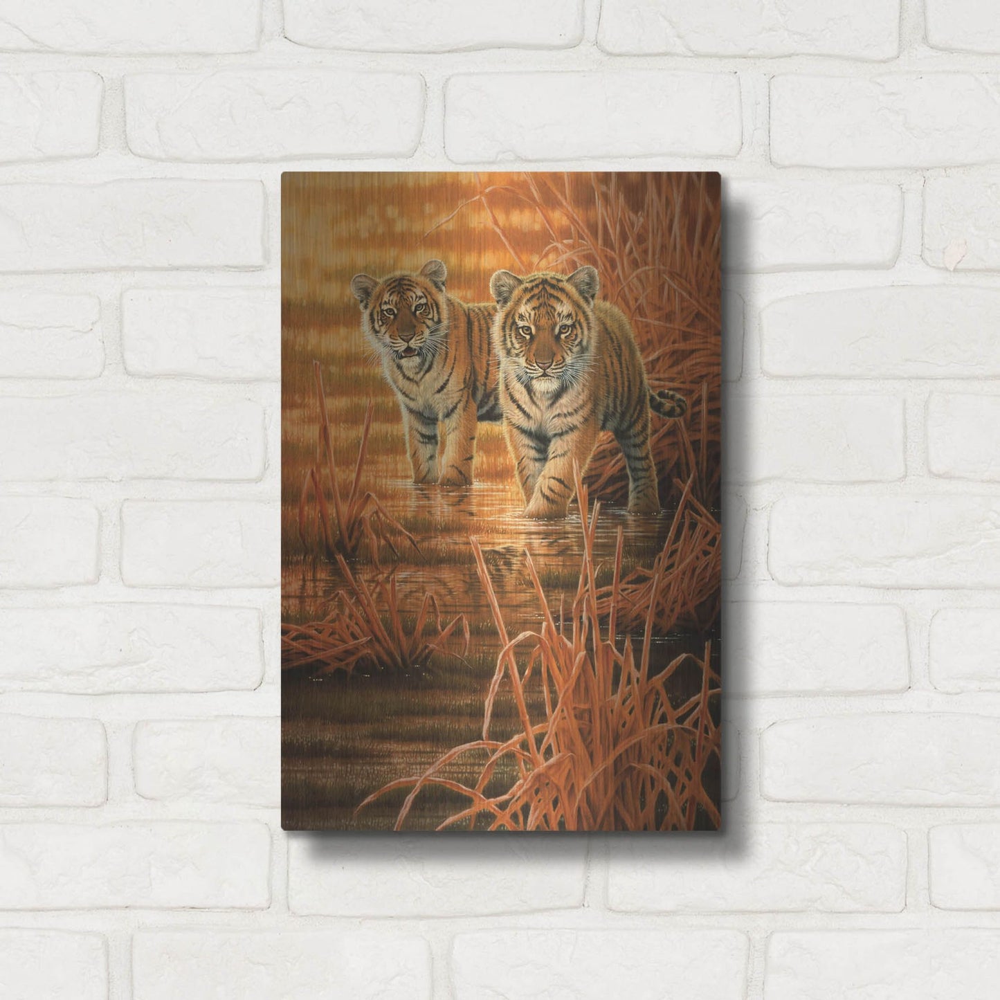 Luxe Metal Art 'In The Morning Sun' by Joh Naito, Metal Wall Art,12x16