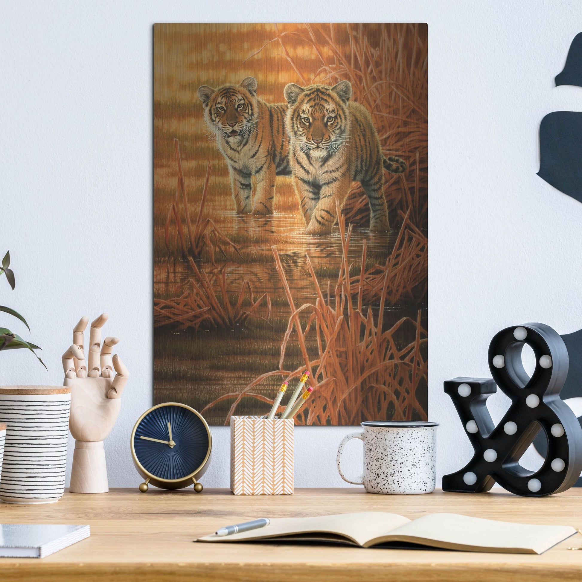 Luxe Metal Art 'In The Morning Sun' by Joh Naito, Metal Wall Art,12x16