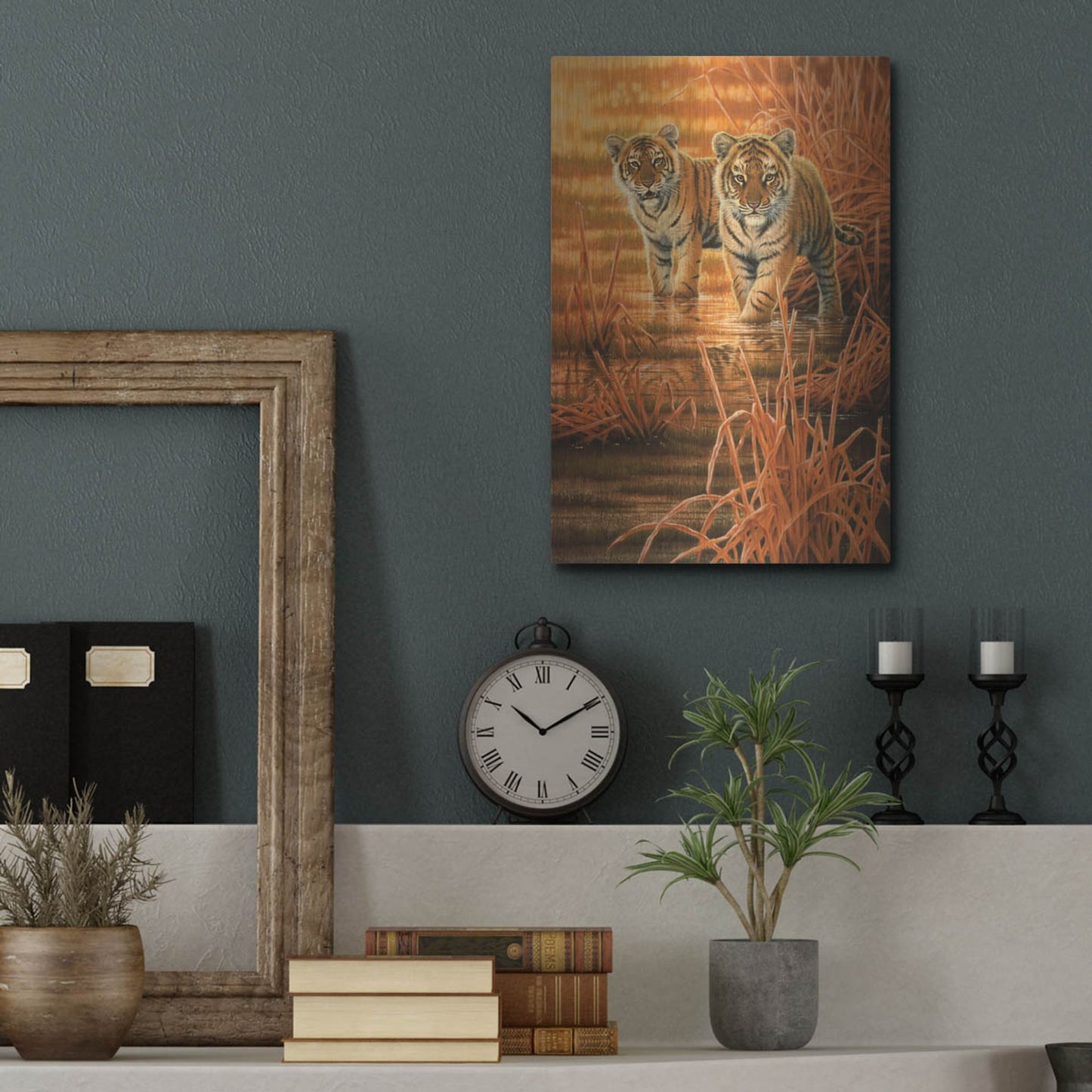 Luxe Metal Art 'In The Morning Sun' by Joh Naito, Metal Wall Art,12x16