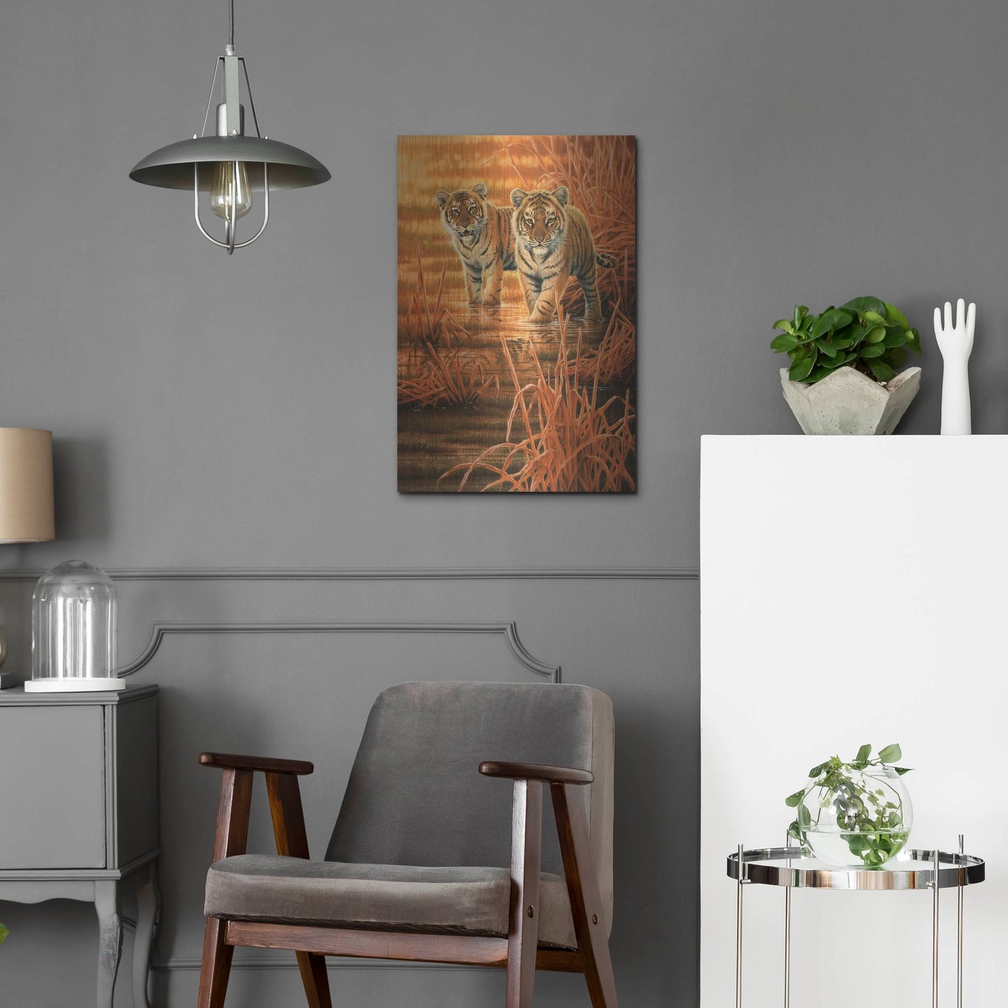 Luxe Metal Art 'In The Morning Sun' by Joh Naito, Metal Wall Art,16x24