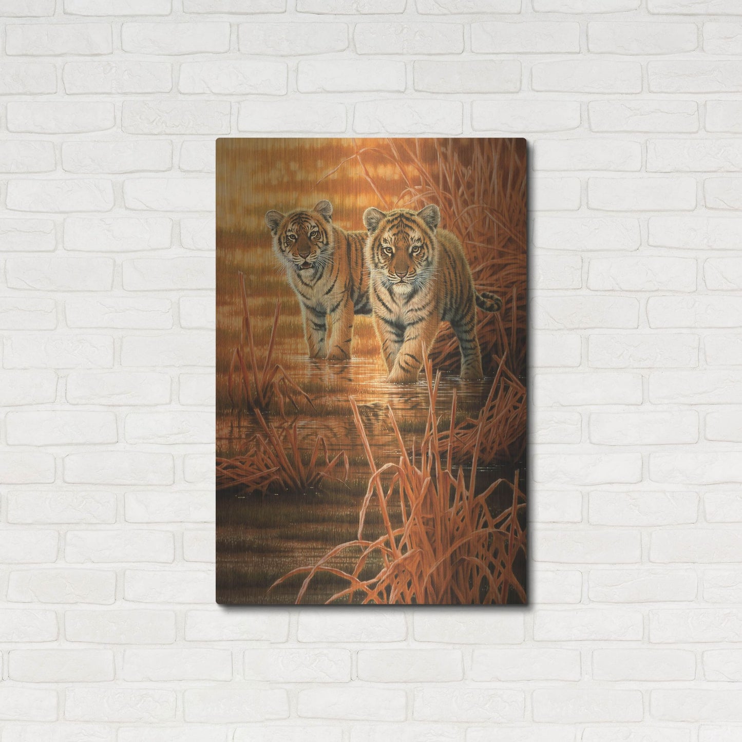 Luxe Metal Art 'In The Morning Sun' by Joh Naito, Metal Wall Art,24x36