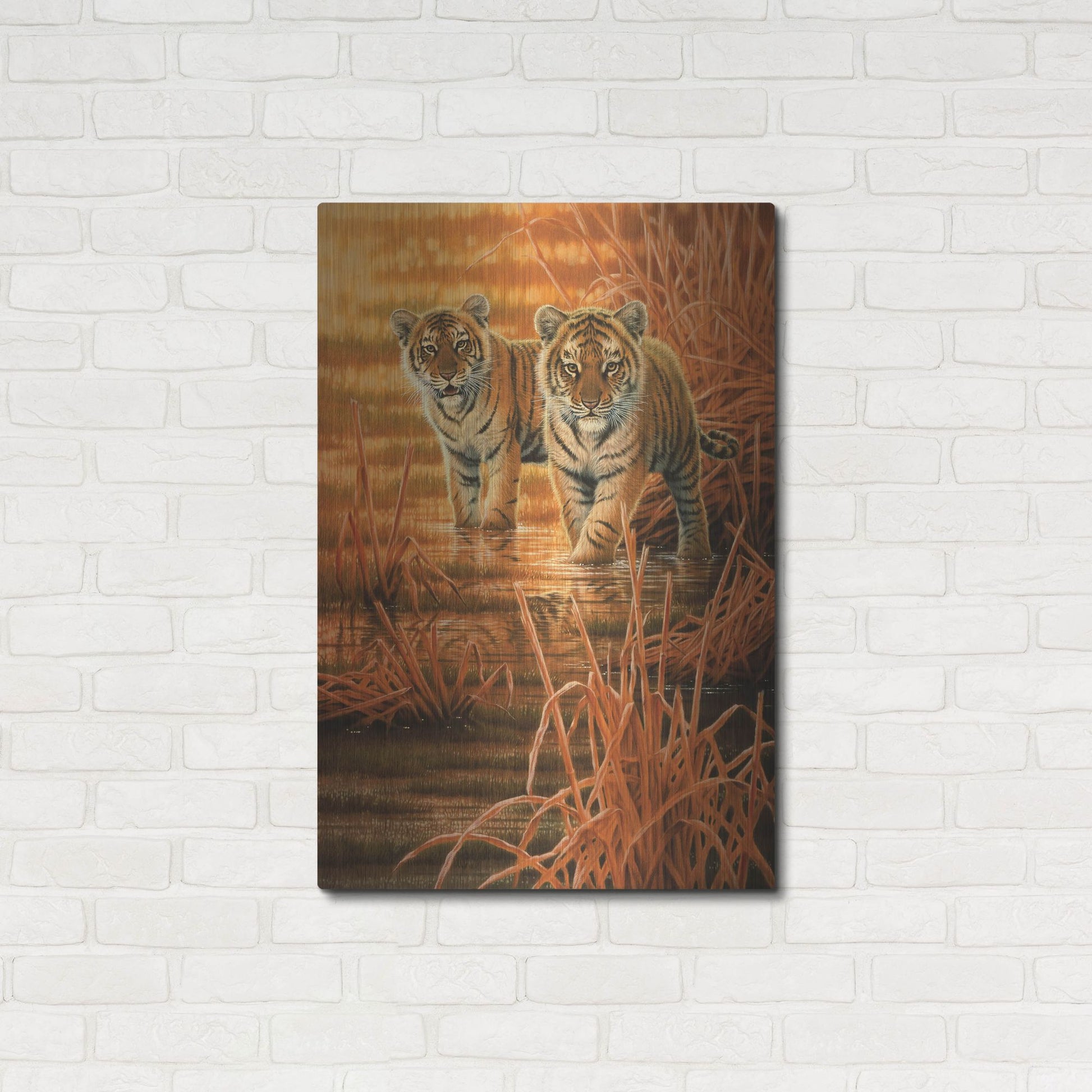 Luxe Metal Art 'In The Morning Sun' by Joh Naito, Metal Wall Art,24x36