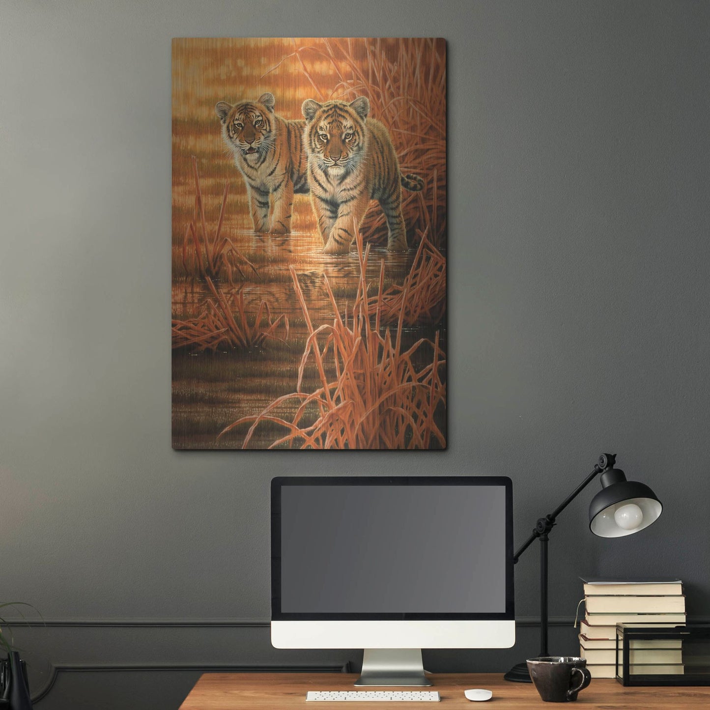 Luxe Metal Art 'In The Morning Sun' by Joh Naito, Metal Wall Art,24x36