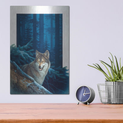 Luxe Metal Art 'Invitation' by Joh Naito, Metal Wall Art,12x16