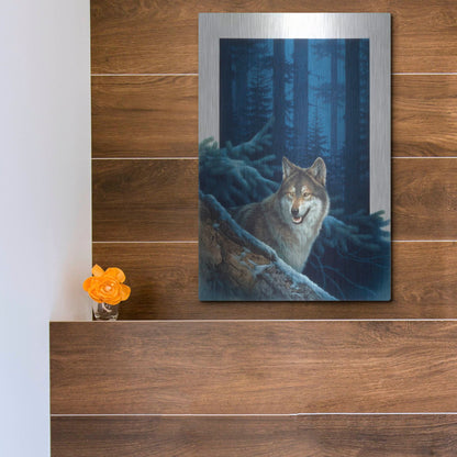 Luxe Metal Art 'Invitation' by Joh Naito, Metal Wall Art,12x16