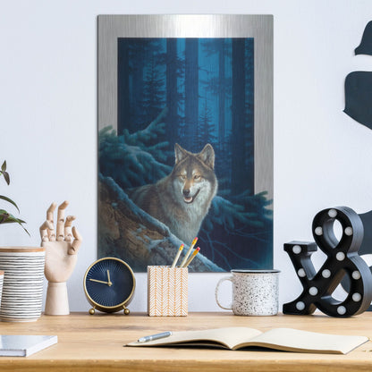 Luxe Metal Art 'Invitation' by Joh Naito, Metal Wall Art,12x16