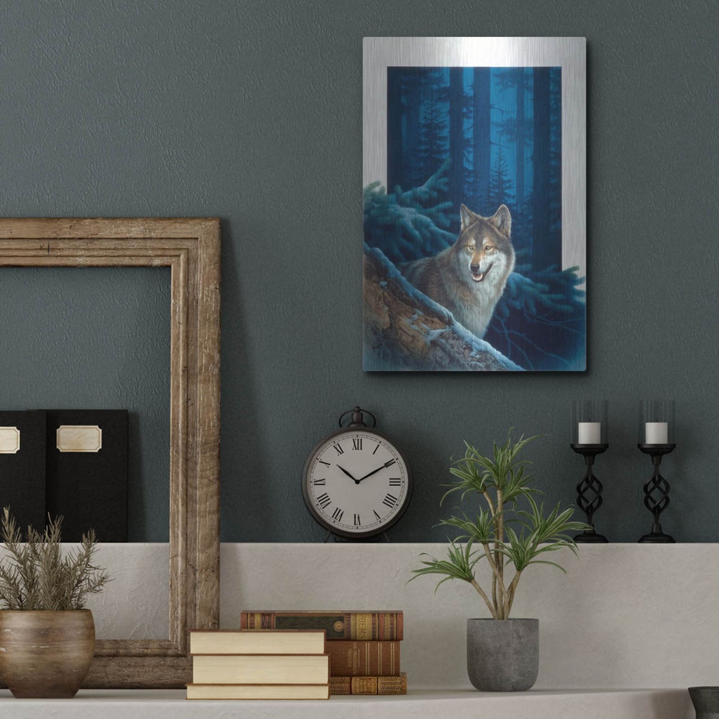 Luxe Metal Art 'Invitation' by Joh Naito, Metal Wall Art,12x16