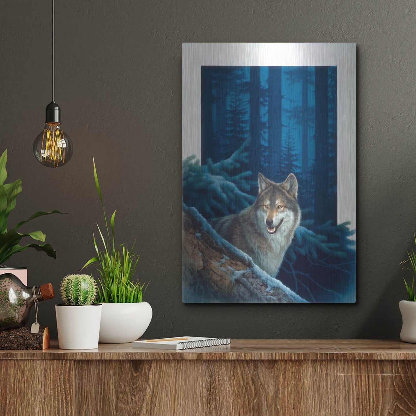 Luxe Metal Art 'Invitation' by Joh Naito, Metal Wall Art,12x16