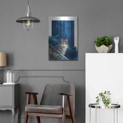 Luxe Metal Art 'Invitation' by Joh Naito, Metal Wall Art,16x24