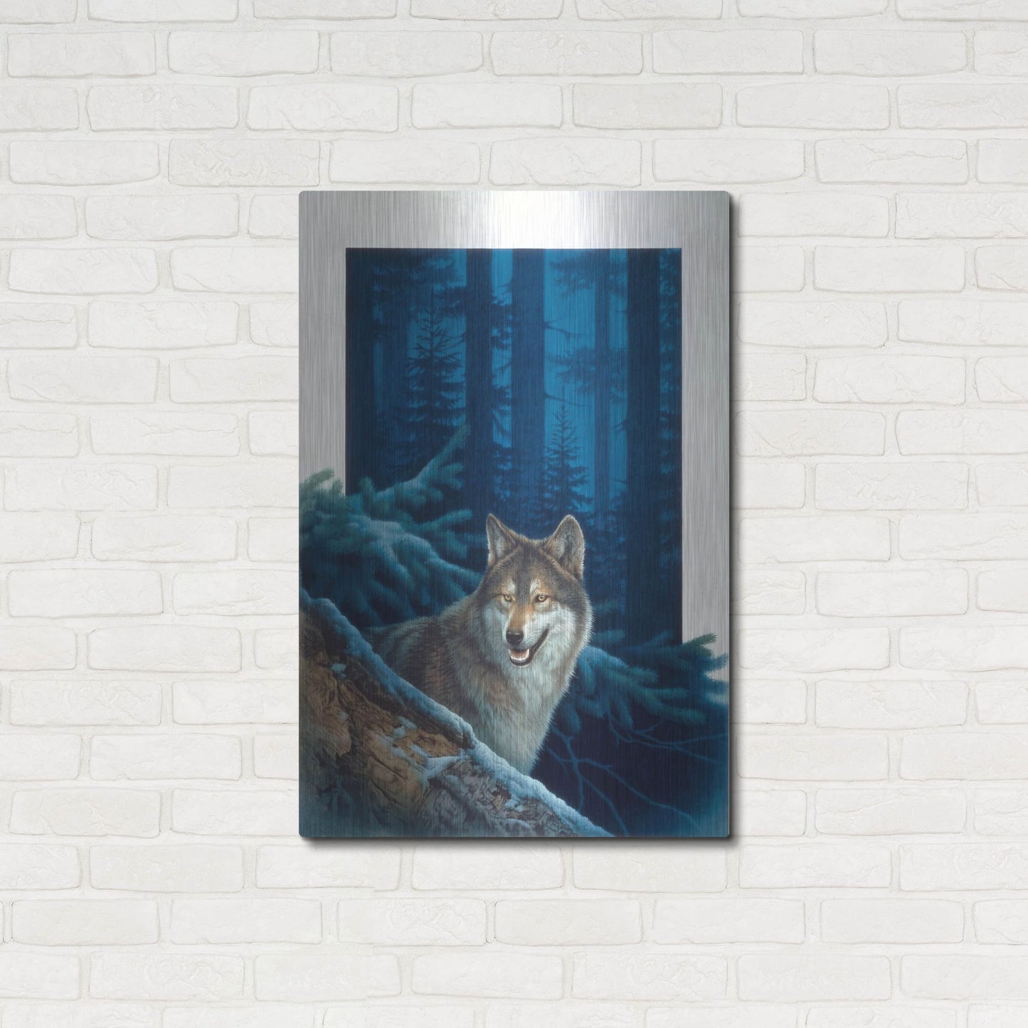 Luxe Metal Art 'Invitation' by Joh Naito, Metal Wall Art,24x36