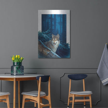 Luxe Metal Art 'Invitation' by Joh Naito, Metal Wall Art,24x36