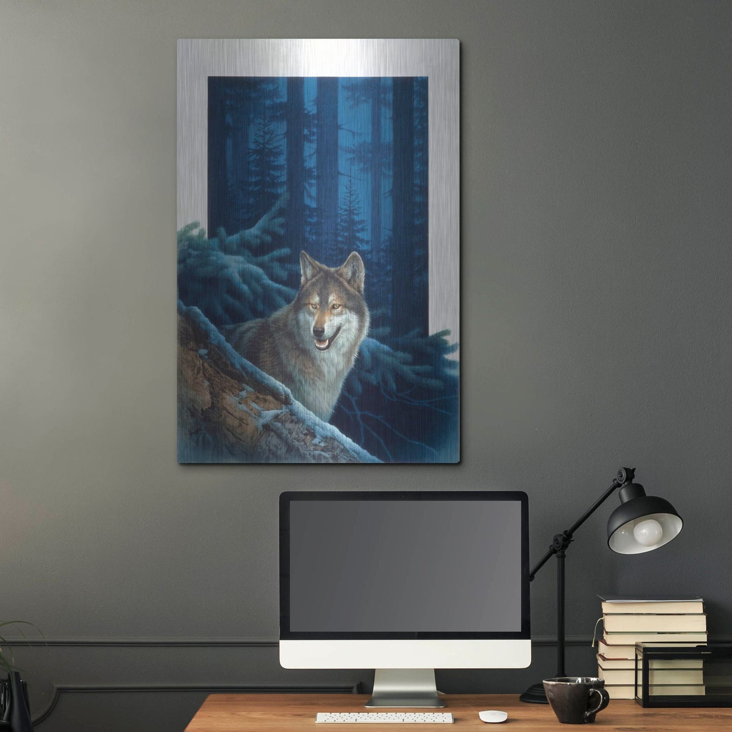 Luxe Metal Art 'Invitation' by Joh Naito, Metal Wall Art,24x36