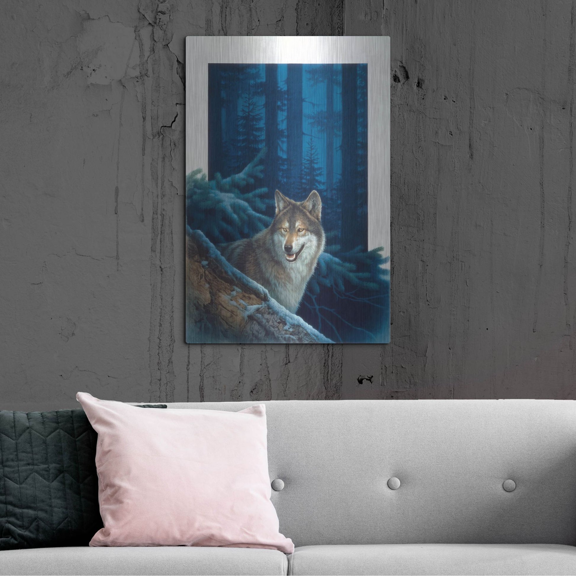 Luxe Metal Art 'Invitation' by Joh Naito, Metal Wall Art,24x36