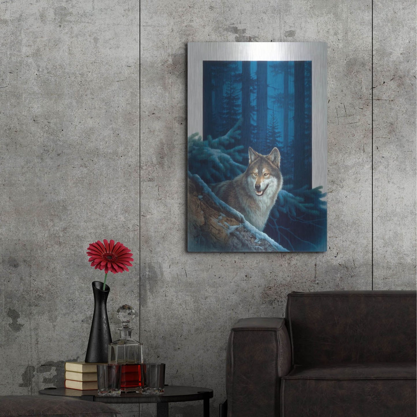 Luxe Metal Art 'Invitation' by Joh Naito, Metal Wall Art,24x36