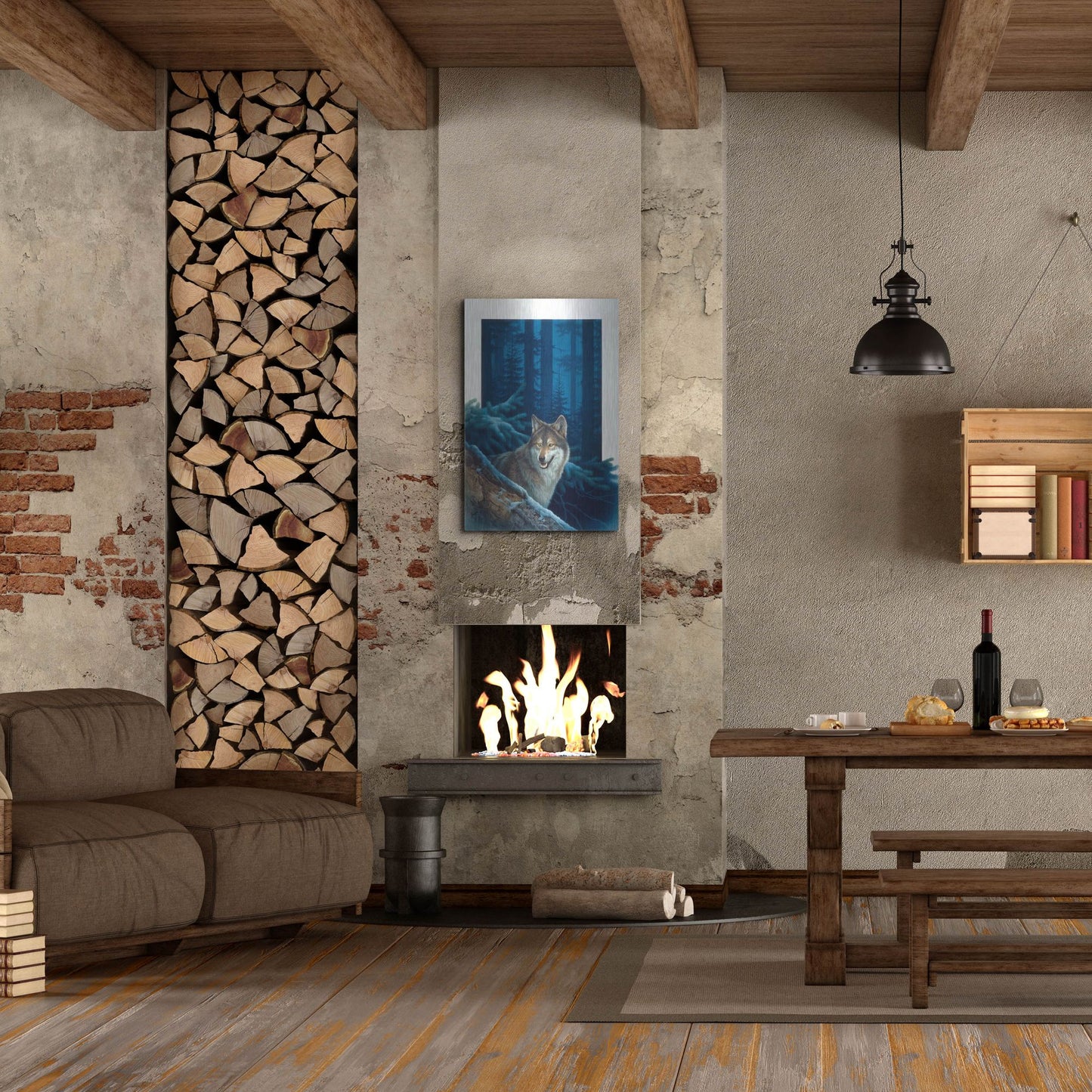 Luxe Metal Art 'Invitation' by Joh Naito, Metal Wall Art,24x36