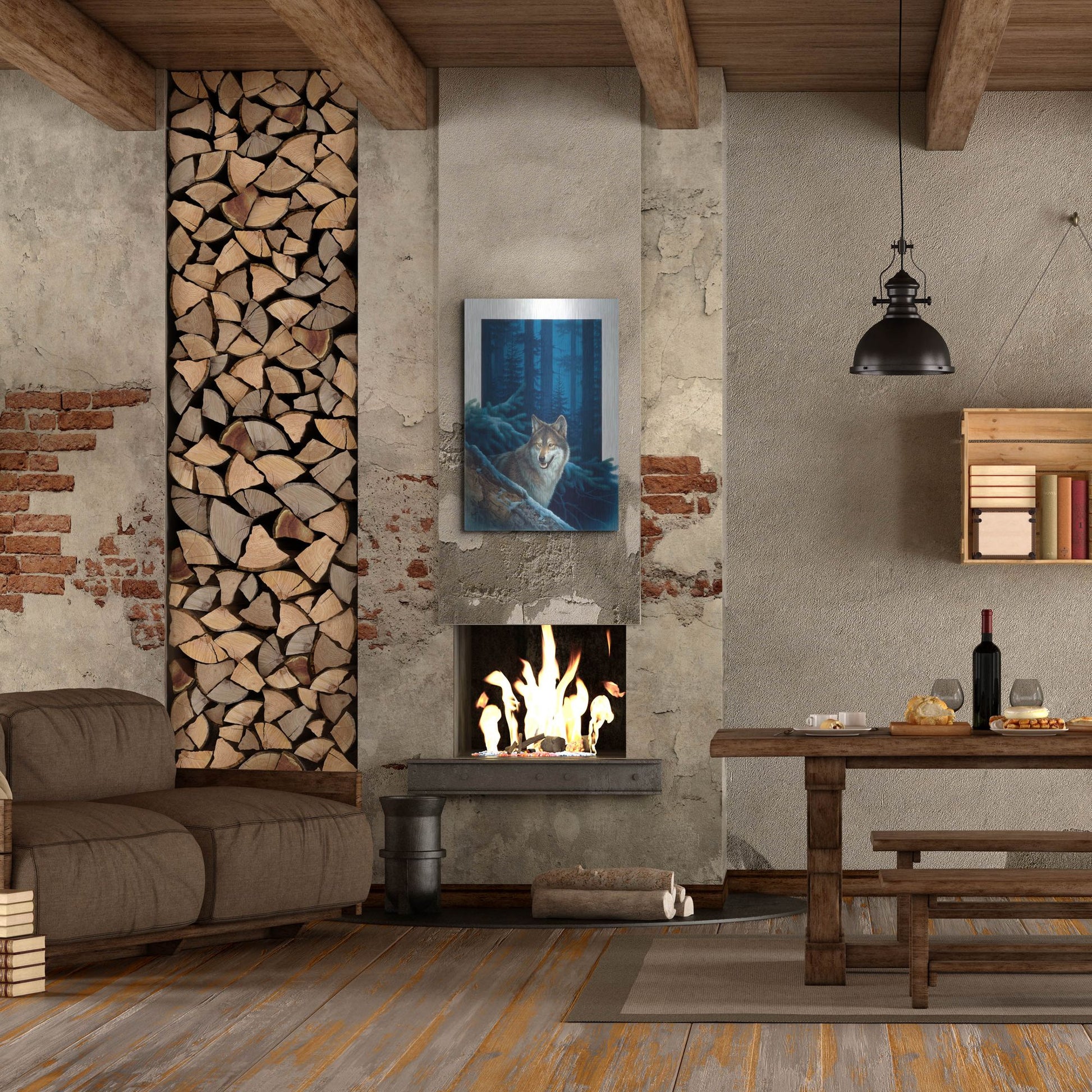 Luxe Metal Art 'Invitation' by Joh Naito, Metal Wall Art,24x36