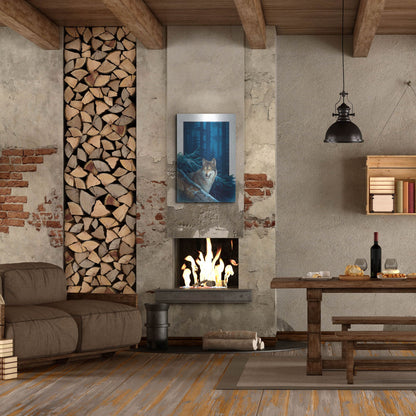 Luxe Metal Art 'Invitation' by Joh Naito, Metal Wall Art,24x36