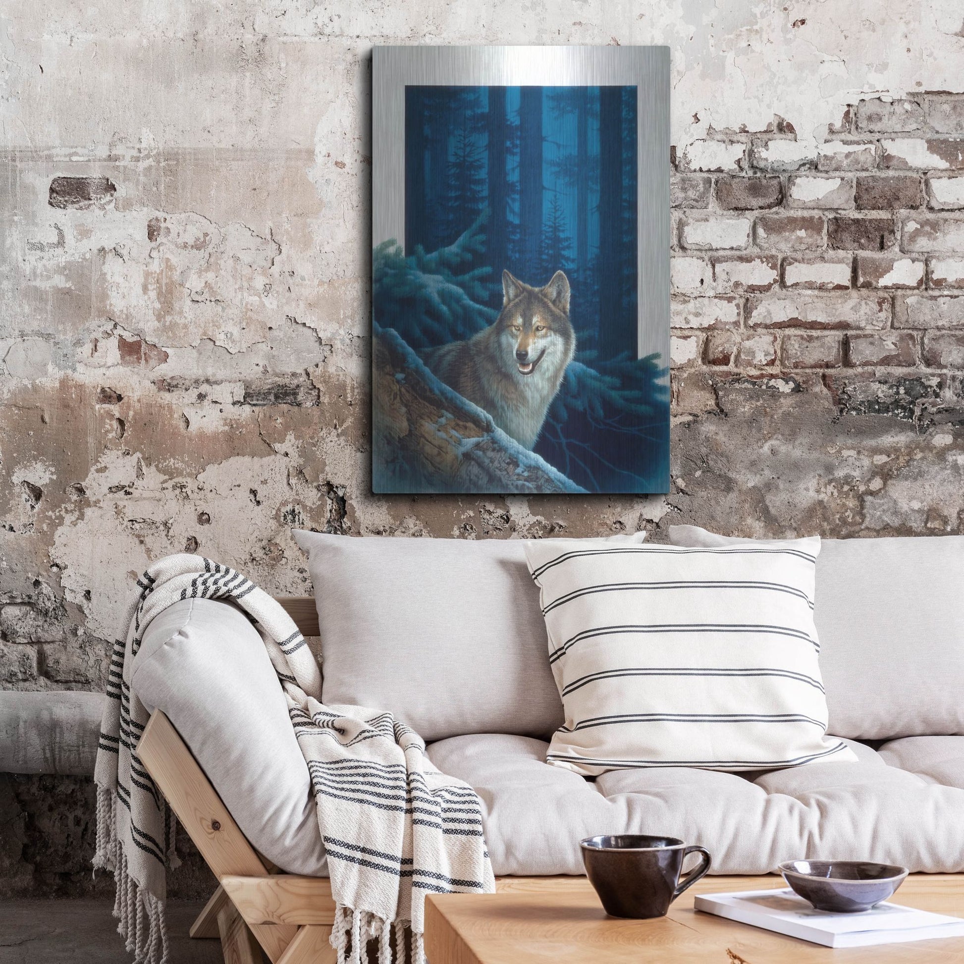 Luxe Metal Art 'Invitation' by Joh Naito, Metal Wall Art,24x36