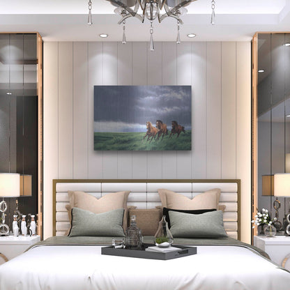 Luxe Metal Art 'On The Way Home' by Joh Naito, Metal Wall Art,36x24