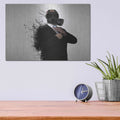 'Dissolution of Man' by Nicklas Gustafsson – Metal Wall Art, 16x12 room view