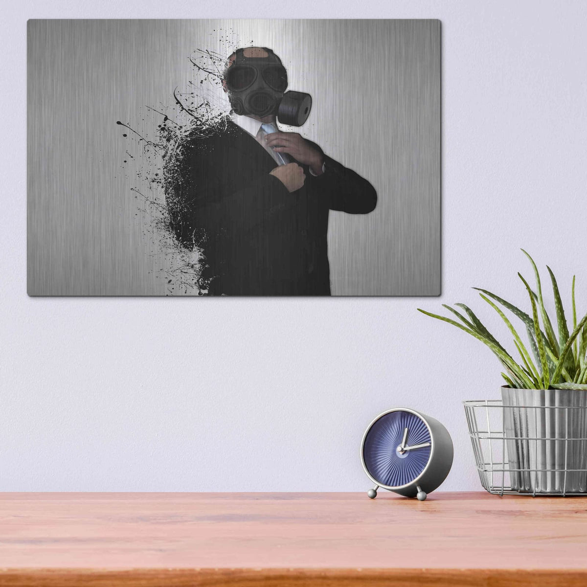 'Dissolution of Man' by Nicklas Gustafsson – Metal Wall Art, 16x12 room view