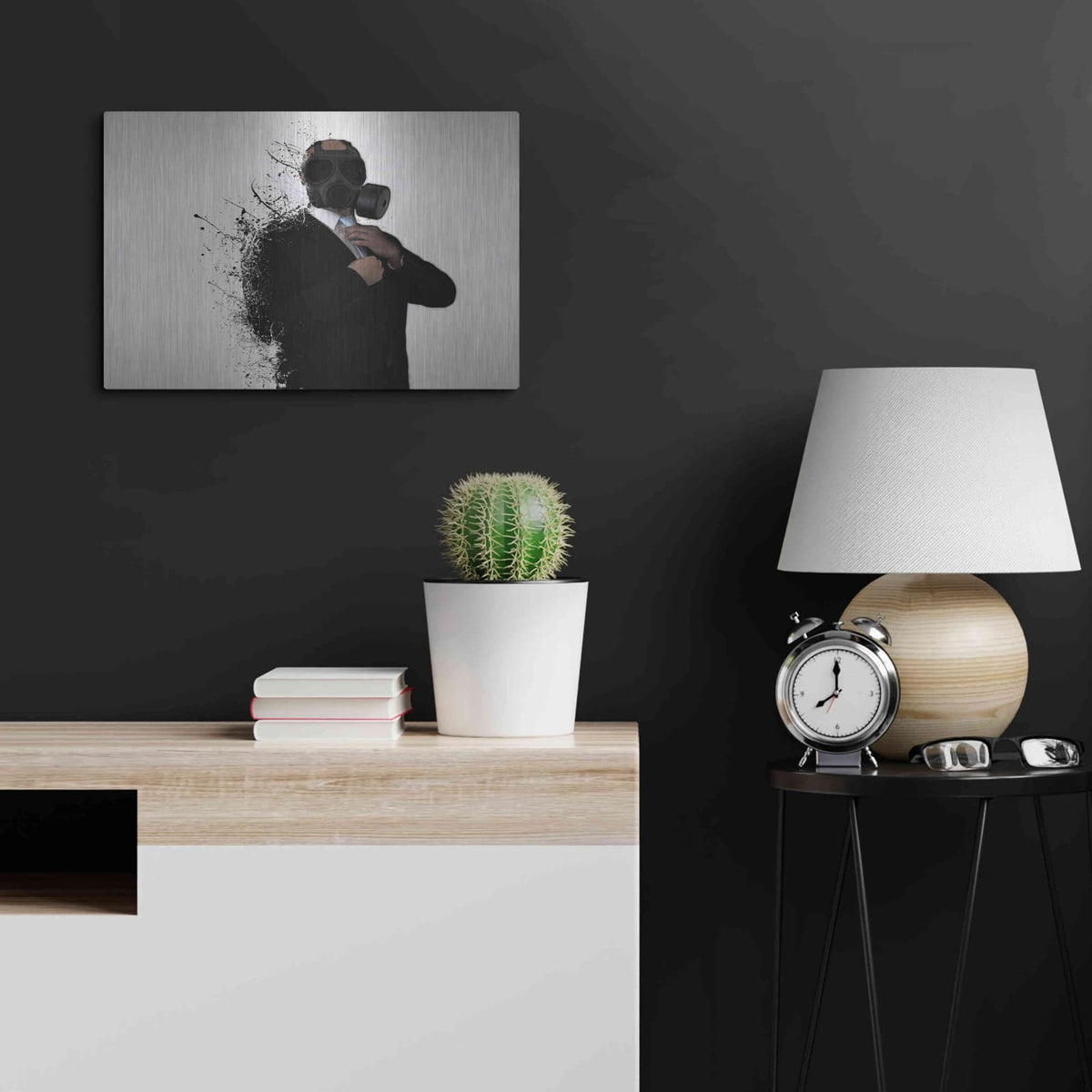 'Dissolution of Man' by Nicklas Gustafsson – Metal Wall Art, 24x16 room view