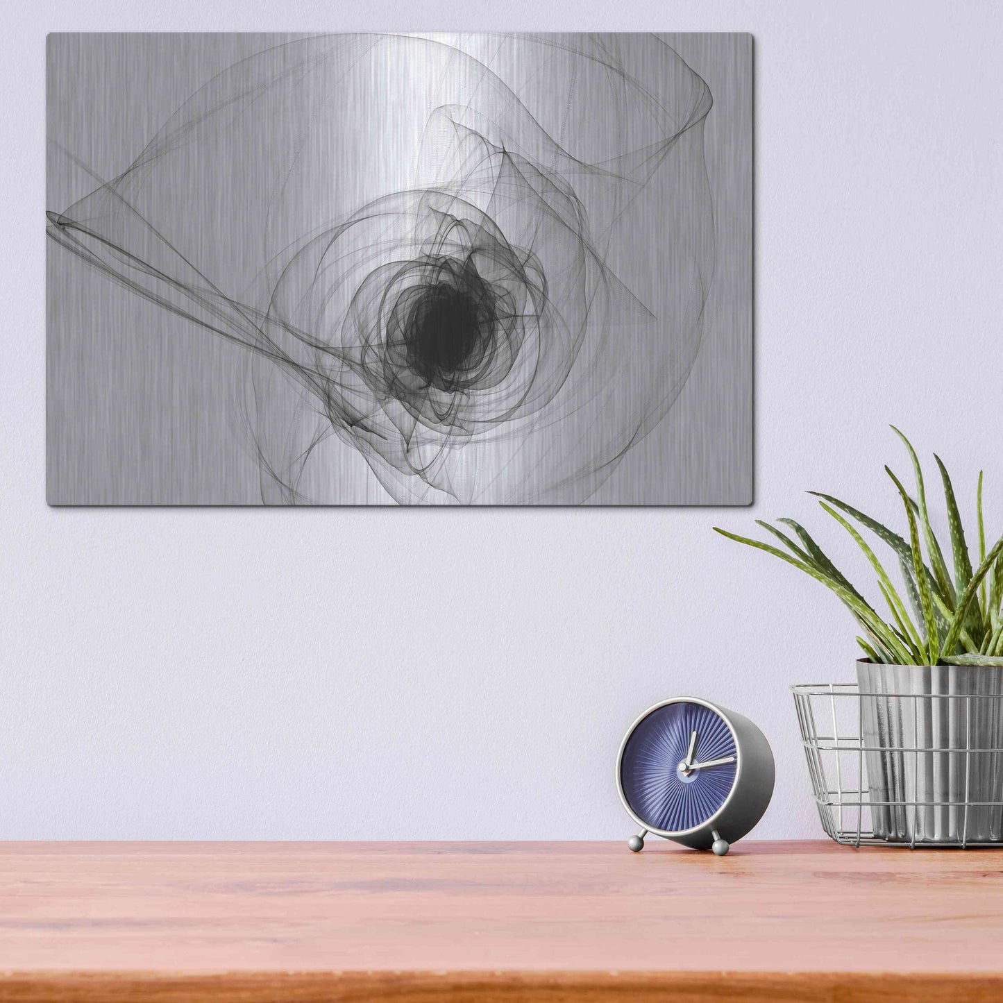 Luxe Metal Art 'Out of the Night' by Irena Orlov, Metal Wall Art,16x12