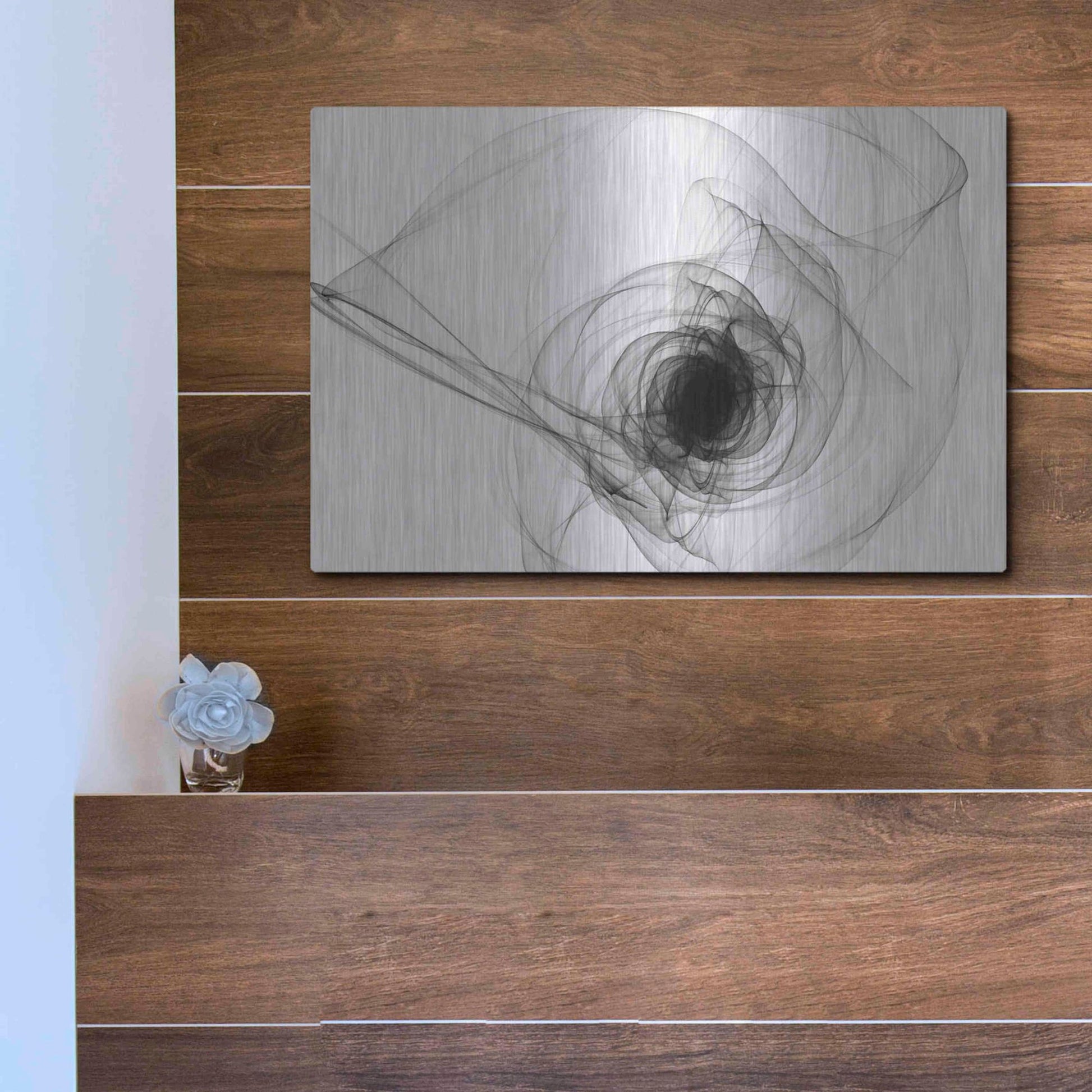 Luxe Metal Art 'Out of the Night' by Irena Orlov, Metal Wall Art,16x12