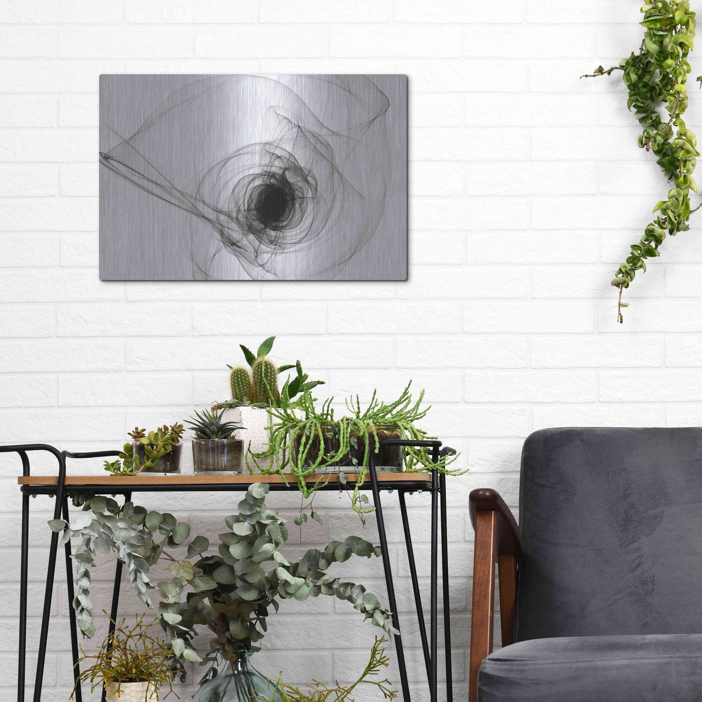 Luxe Metal Art 'Out of the Night' by Irena Orlov, Metal Wall Art,16x12