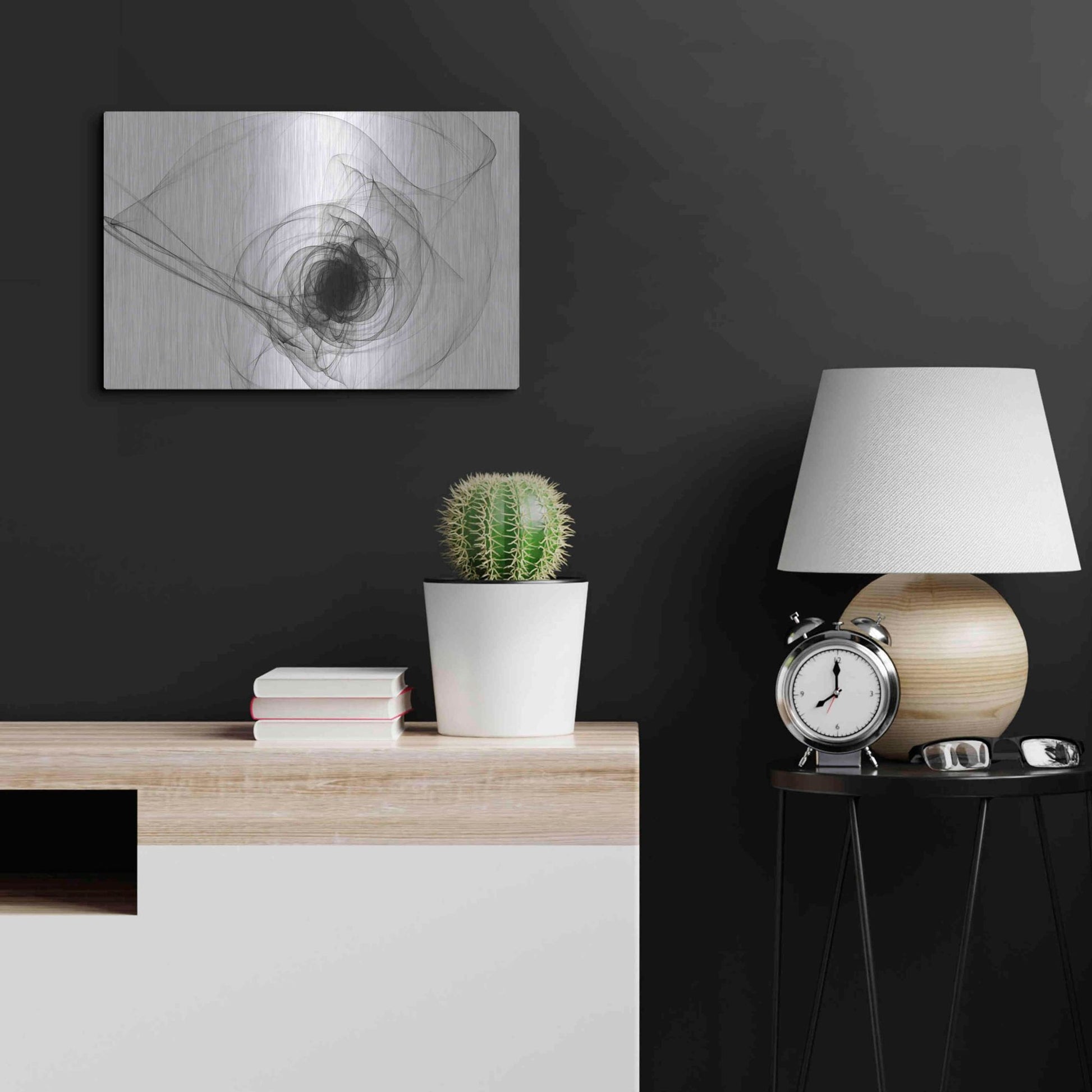 Luxe Metal Art 'Out of the Night' by Irena Orlov, Metal Wall Art,24x16