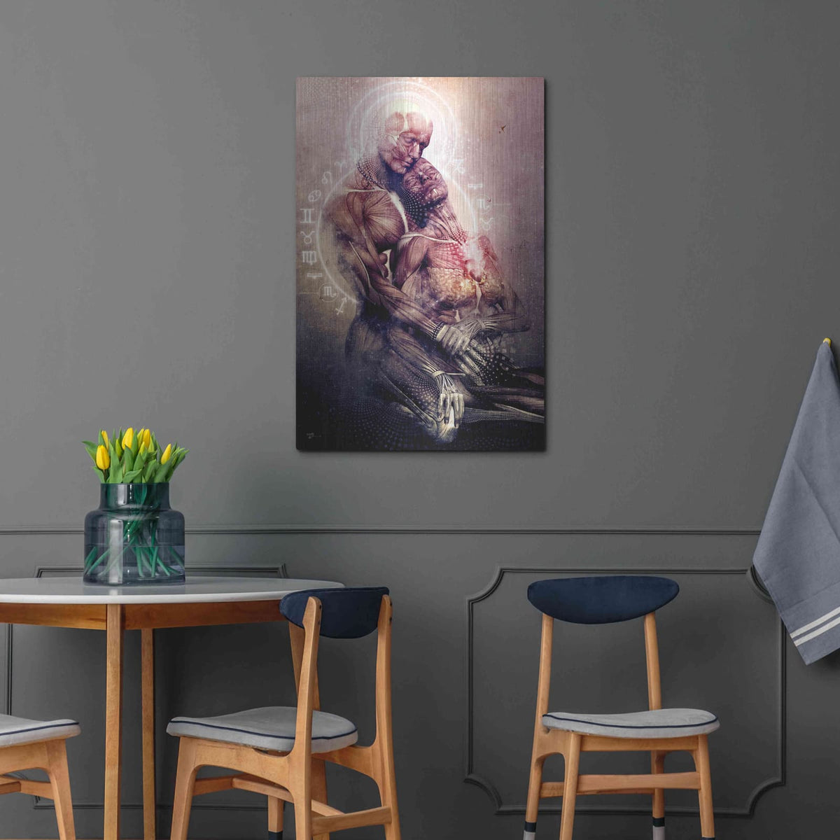 'Between The Teardrops' by Cameron Gray – Metal Wall Art, 24x36 room view