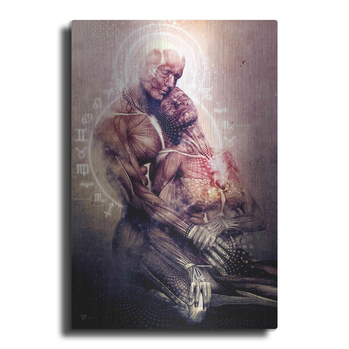 'Between The Teardrops' by Cameron Gray – Metal Wall Art