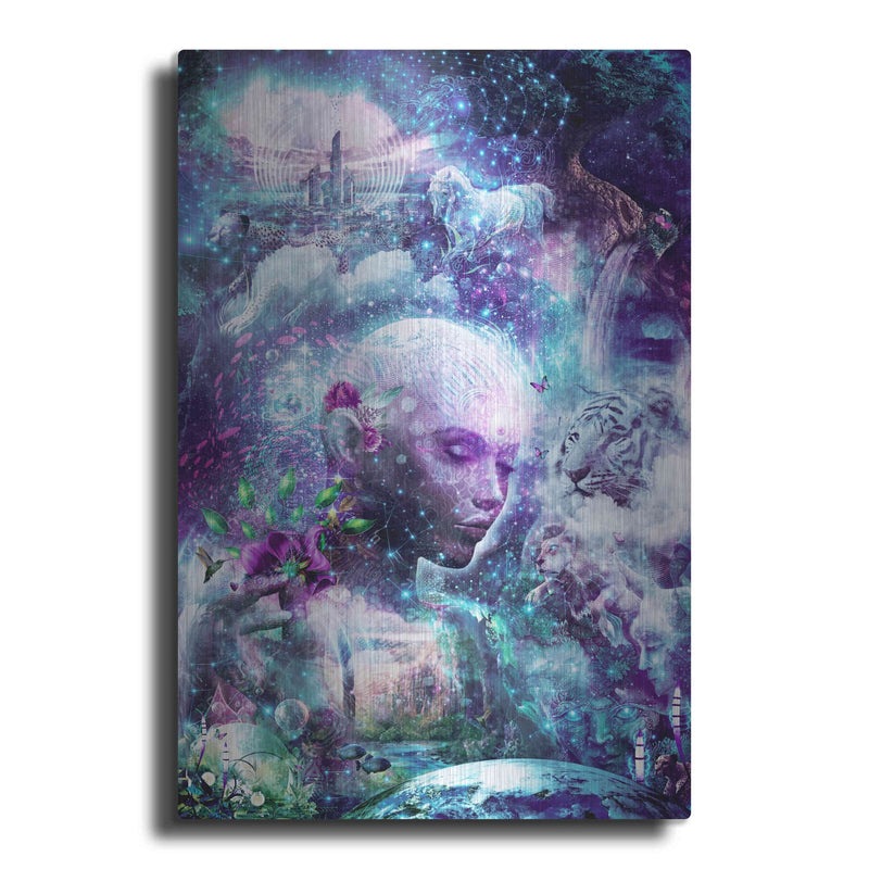 'Discovering The Cosmic Consciousness' by Cameron Gray – Metal Wall Art