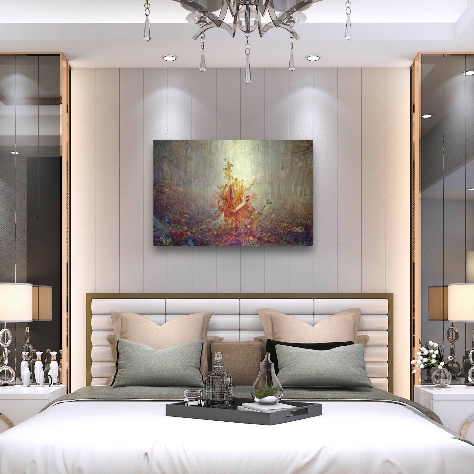 Luxe Metal Art 'Silence' by Mario Sanchez Nevado, Metal Wall Art,36x24