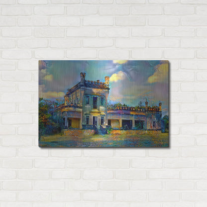Luxe Metal Art 'El Mante Tamaulipas Mexico Castle Of Nueva Apolonia' by Pedro Gavidia, Metal Wall Art,36x24