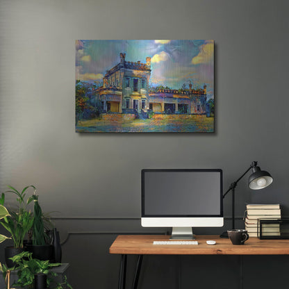 Luxe Metal Art 'El Mante Tamaulipas Mexico Castle Of Nueva Apolonia' by Pedro Gavidia, Metal Wall Art,36x24