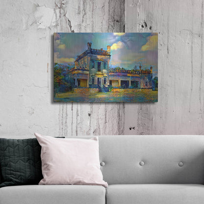 Luxe Metal Art 'El Mante Tamaulipas Mexico Castle Of Nueva Apolonia' by Pedro Gavidia, Metal Wall Art,36x24