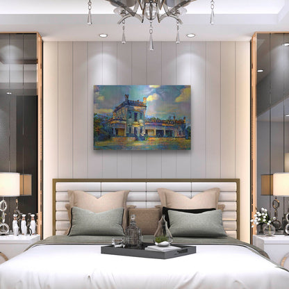 Luxe Metal Art 'El Mante Tamaulipas Mexico Castle Of Nueva Apolonia' by Pedro Gavidia, Metal Wall Art,36x24