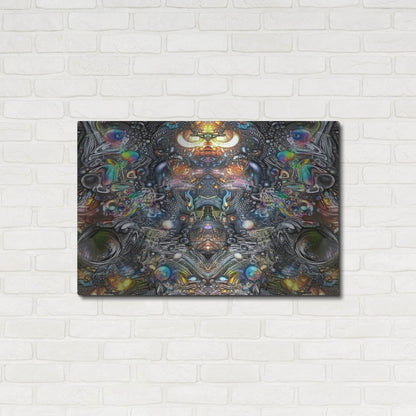 Luxe Metal Art 'Embers' by Pedro Gavidia, Metal Wall Art,36x24