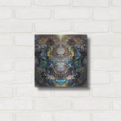 Luxe Metal Art 'Guardian Of Chapultepec' by Pedro Gavidia, Metal Wall Art,12x12