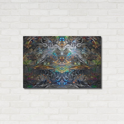 Luxe Metal Art 'Khepri' by Pedro Gavidia, Metal Wall Art,36x24