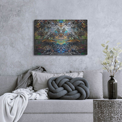 Luxe Metal Art 'Khepri' by Pedro Gavidia, Metal Wall Art,36x24