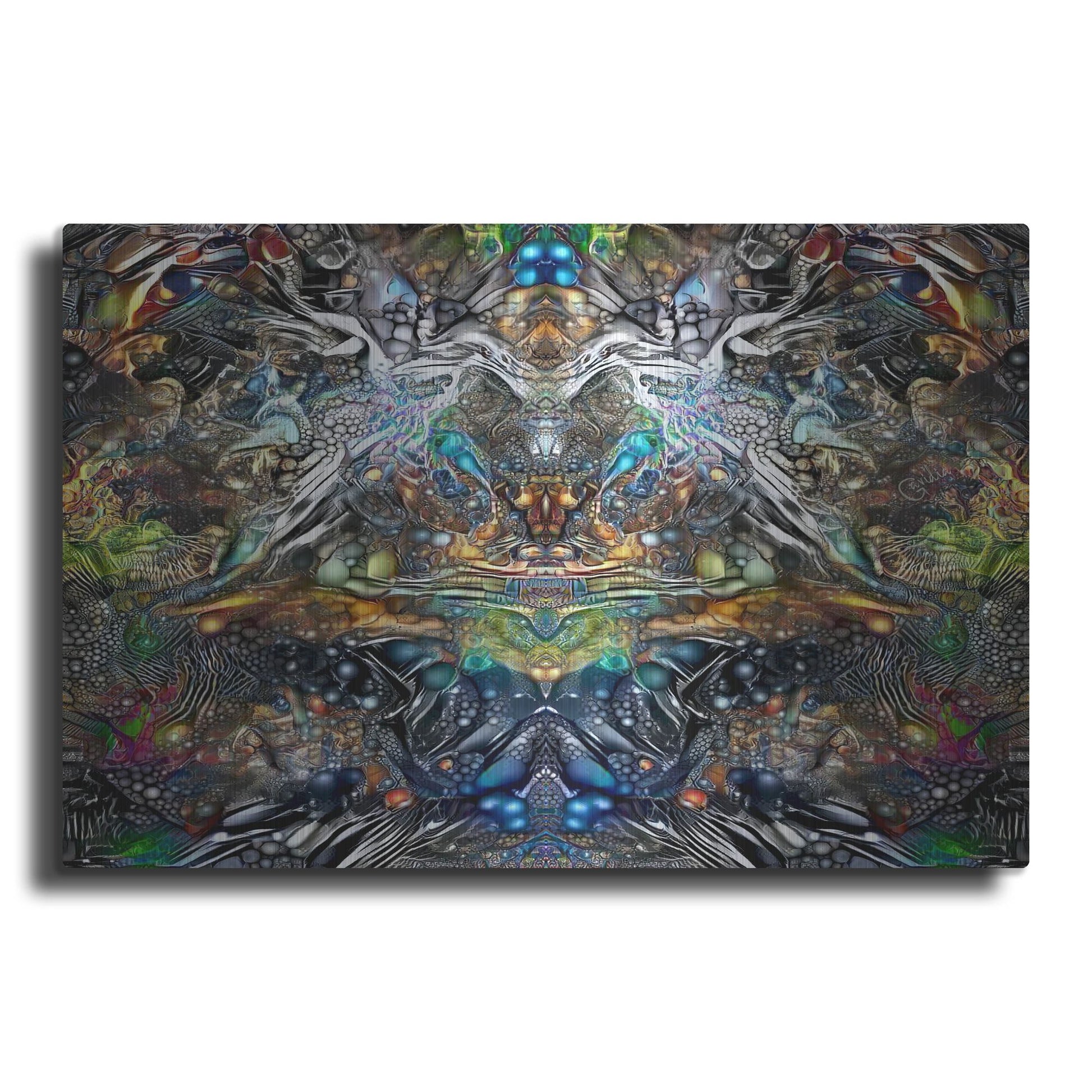 Luxe Metal Art 'Khepri' by Pedro Gavidia, Metal Wall Art