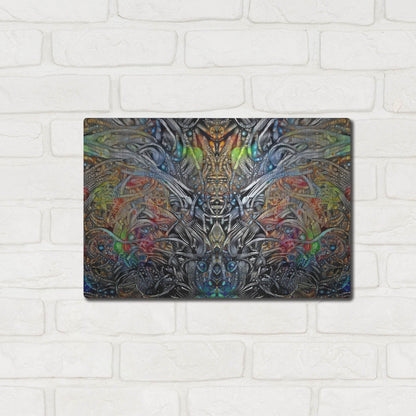 Luxe Metal Art 'King Of The Crickets' by Pedro Gavidia, Metal Wall Art,16x12