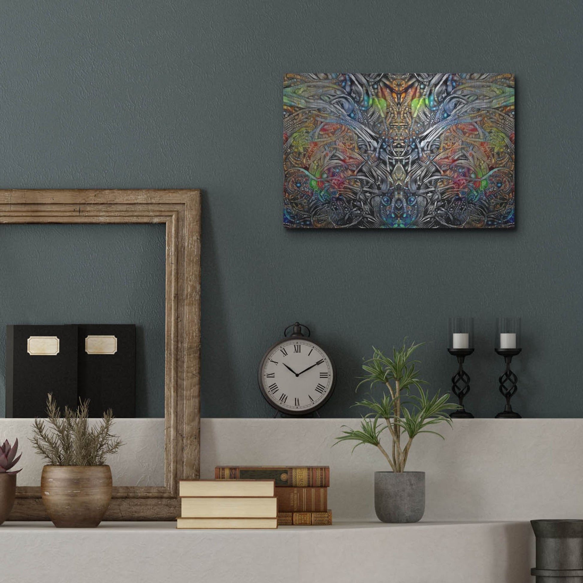 Luxe Metal Art 'King Of The Crickets' by Pedro Gavidia, Metal Wall Art,16x12