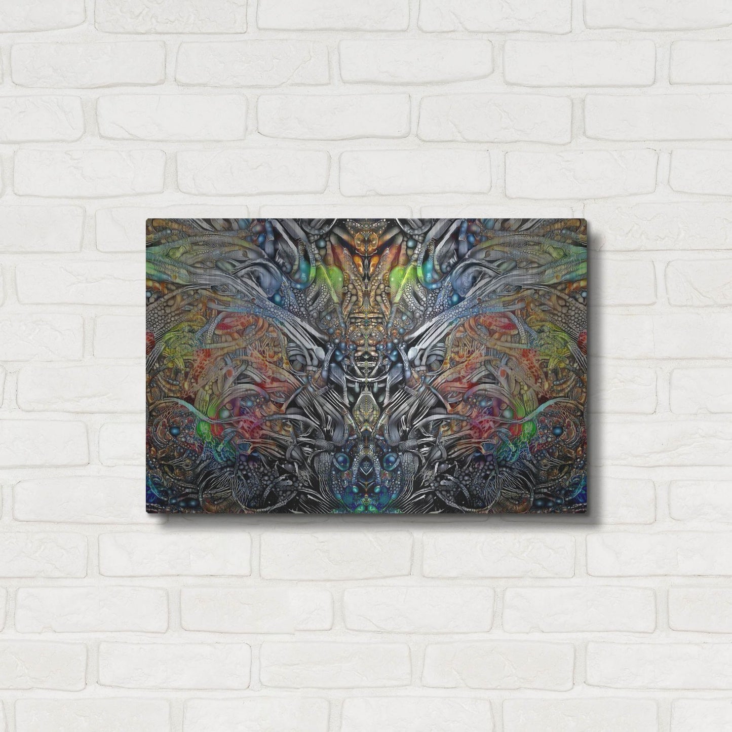 Luxe Metal Art 'King Of The Crickets' by Pedro Gavidia, Metal Wall Art,24x16