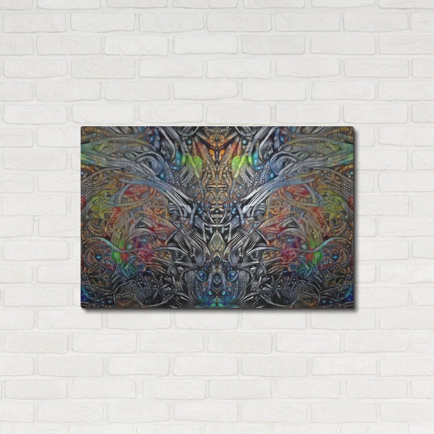 Luxe Metal Art 'King Of The Crickets' by Pedro Gavidia, Metal Wall Art,36x24