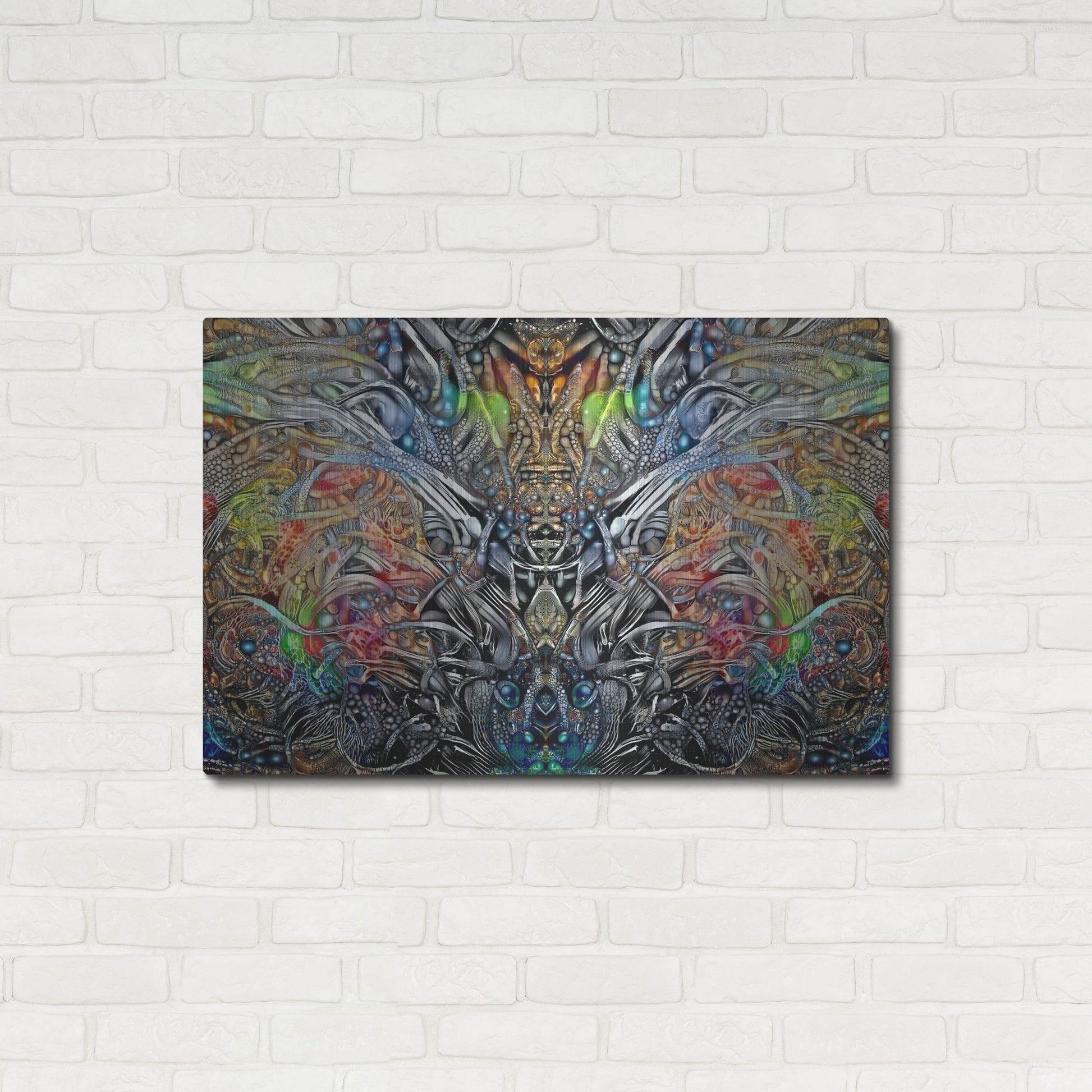 Luxe Metal Art 'King Of The Crickets' by Pedro Gavidia, Metal Wall Art,36x24